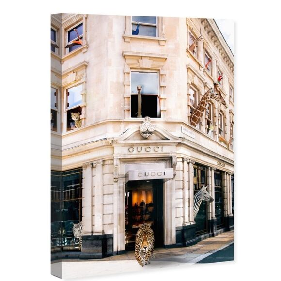 Design District Studios London Italian Mafia Canvas Wall Art - Picture 1 of 8